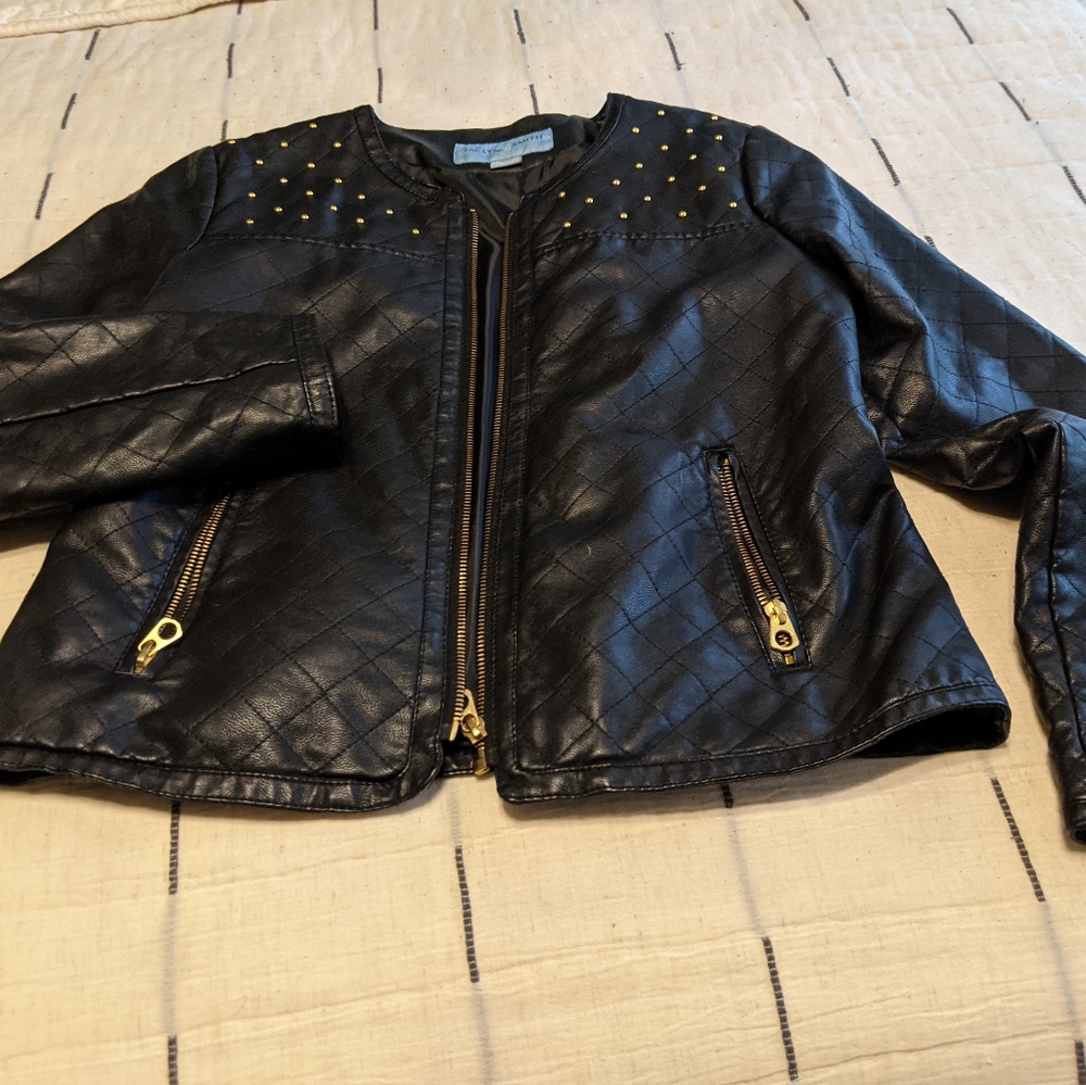 Faux leather jacket